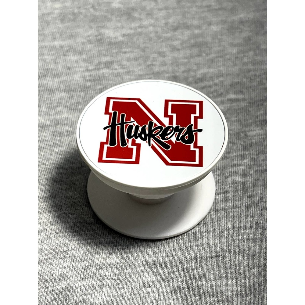 Nebraska Cornhuskers Football Phone Accessory With Sticky Glue